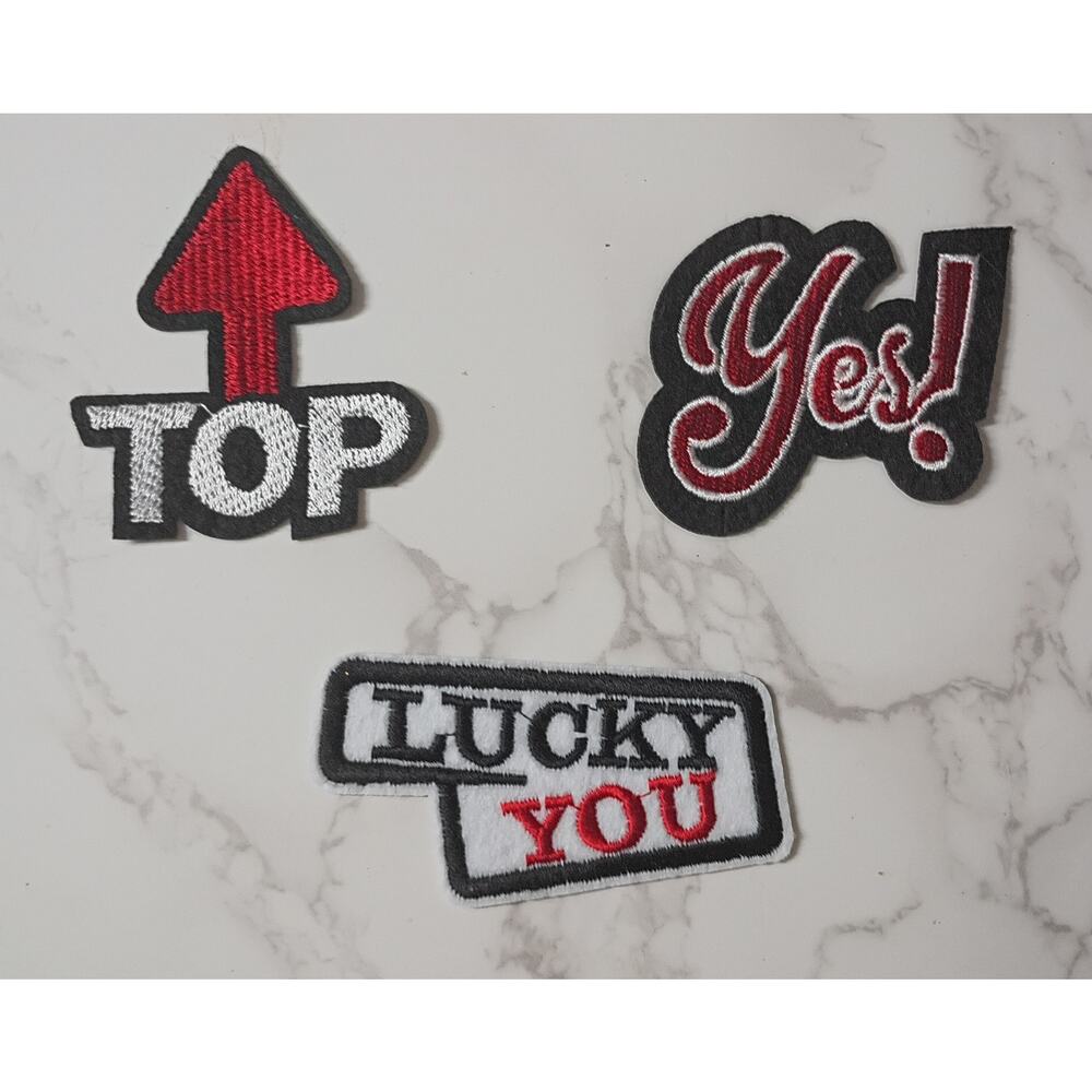 Set of 3 Iron‎ On Patches - NWT